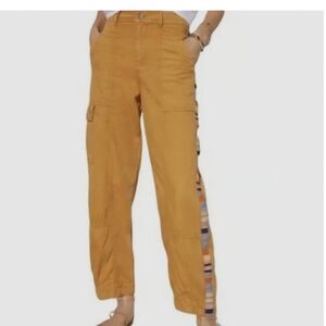 Antropologie Stylish Mustard Cargo Pants